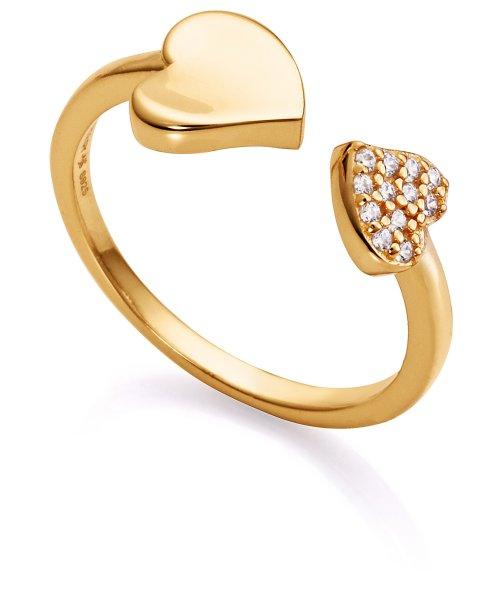Viceroy Gyengéd aranyozott gyűrű szívvel Jewels 13125A01
55 mm