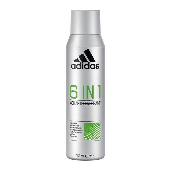 Adidas 6 in 1 Man - dezodor spray 150 ml