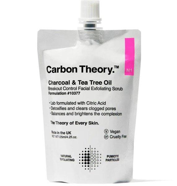 Carbon Theory Bőrradír Charcoal & Tea Tree Oil Breakout Control
(Facial Exfoliating Scrub) 125 ml