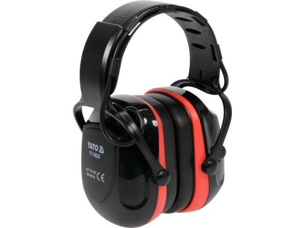 YATO Akkus fülvédő tok 28 dB beépített mikrofonnal, bluetooth