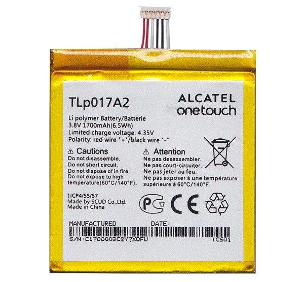 ALCATEL akku 1700 mAh LI-Polymer Alcatel Idol 2 mini (OT-6016X), Alcatel Idol
Mini (OT-6012D), Alcatel Fire E (OT-6015X)