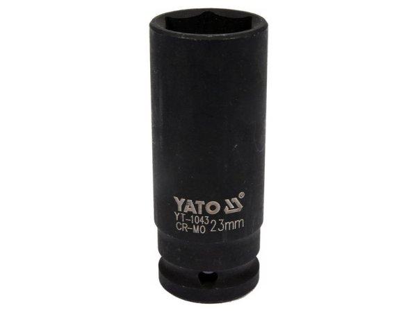 YATO Gépi hosszú dugókulcs 1/2" 23 mm CrMo