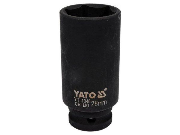 YATO Gépi hosszú dugókulcs 1/2" 28 mm CrMo