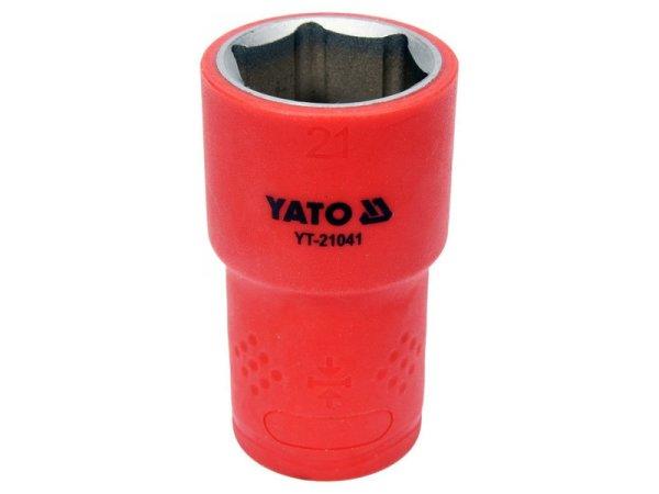YATO Szigetelt dugókulcs 1/2" 21 mm 1000 V CrV