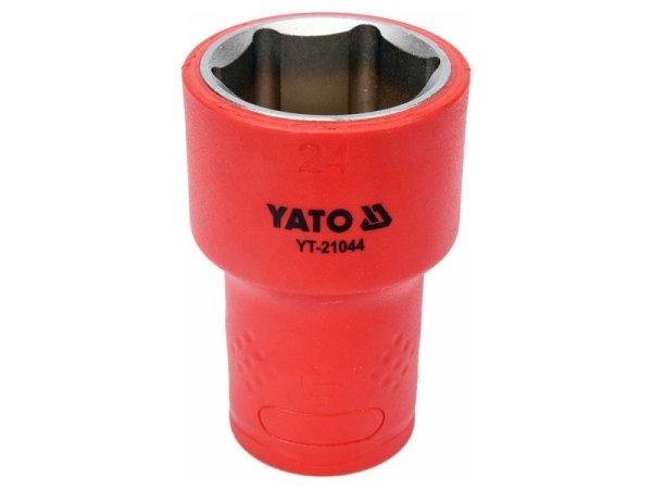 YATO Szigetelt dugókulcs 1/2" 24 mm 1000 V CrV