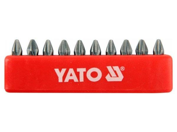YATO Bithegy PH2 1/4" 25 mm 10 db/bl