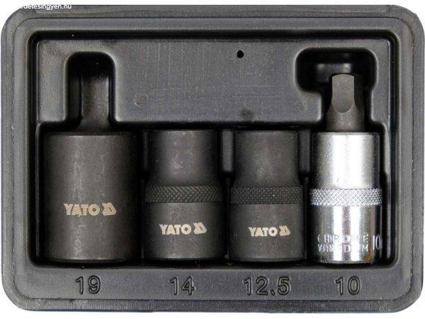 YATO Féknyereg szerelő dugókulcs készlet 4 részes 1/2" CrV