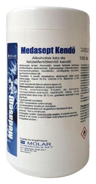Alkoholos fertőtlenítő kendő 100 (kendő/doboz) MEDASEPT