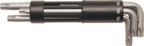 BGS-805 T-profilú derékszögűkulcs készlet 8-részes lyukas, extra hosszú
CV