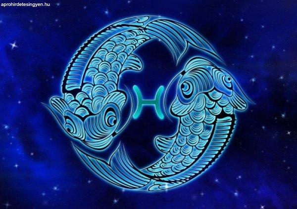 Gyémántszemes kirakó Horoszkóp Halak 46x36 cm