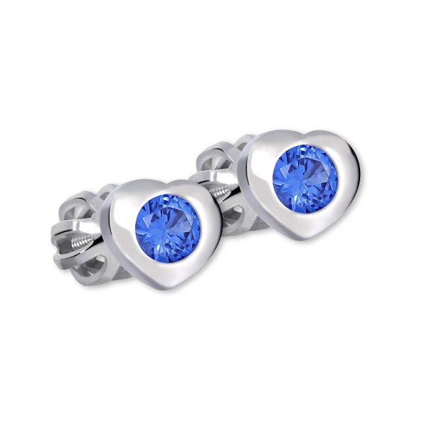 Brilio Silver Szív fülbevaló kék cirkónium kővel
436 001 00122 0400660