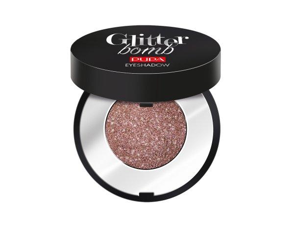 PUPA Milano Csillogó szemhéjfestékek Glitter Bomb (Eyeshadow) 0,8
g 002 Fancy Brown