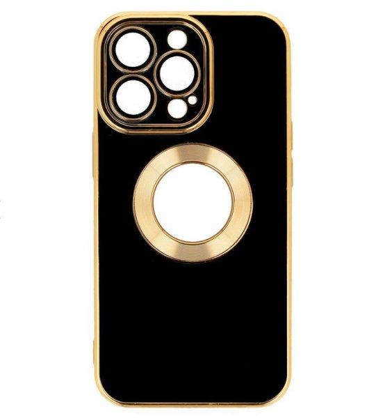 Beauty Case - Apple iPhone 15 Plus (6.7) kameravédős szilikon tok fekete