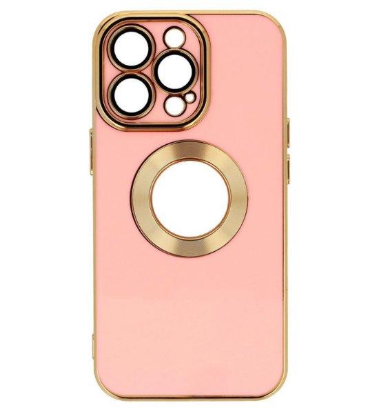 Beauty Case - Apple iPhone 14 (6.1) kameravédős szilikon tok pink