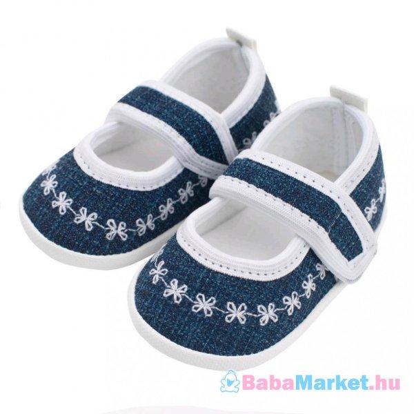 Baba kislányos cipő New Baby Jeans fehér 12-18 h
