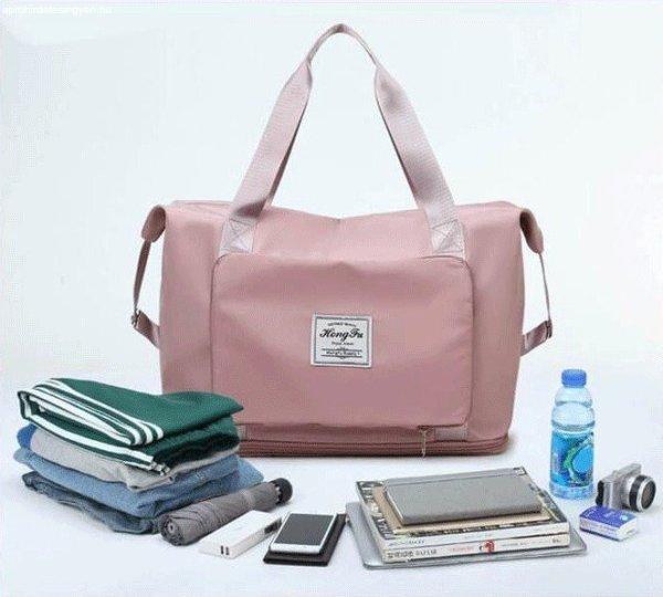 Összehajtható táska (vízálló) rózsaszín