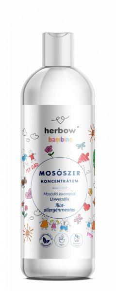 Herbow bambino folyékony mosószer koncentrátum univerzális illat és
allergénmentes 1000 ml