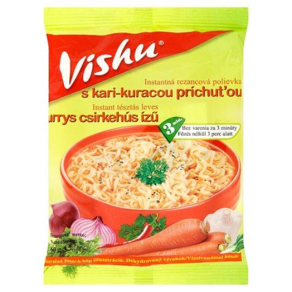 VISHU TÉSZTÁS LEVES - CURRYS CSIRKE 60G /36/