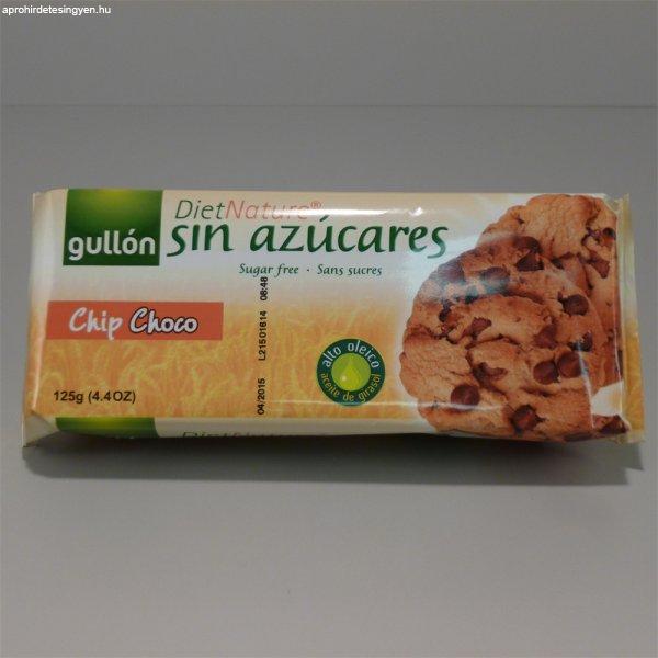 Gullón keksz chip choco csokidarabos édesítőszerrel 125 g