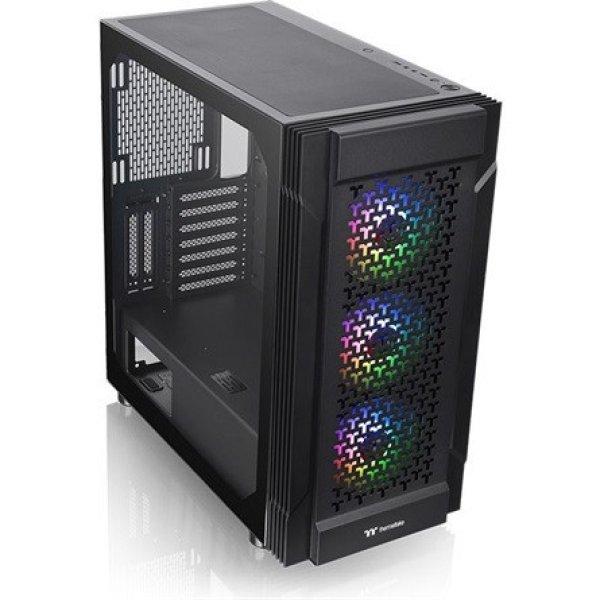 Thermaltake Versa T27 TG ARGB táp nélküli ablakos Full Tower
számítógépház fekete