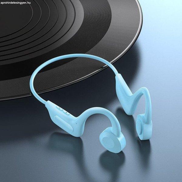 Csontvezető Fülhallgató, Vezeték nélküli vízálló fülhallgató kék