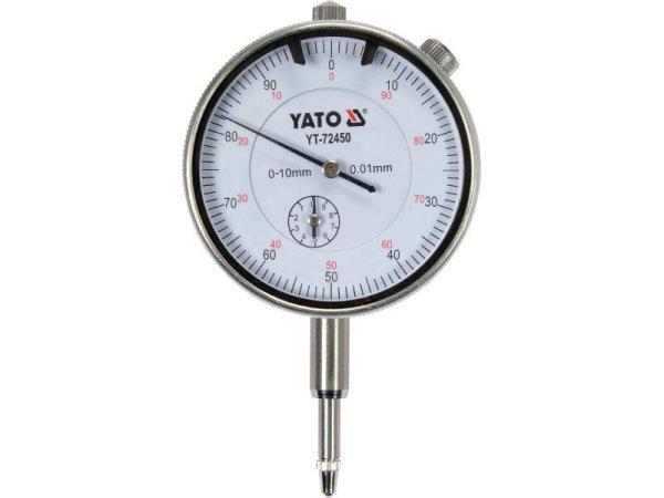 YATO Analóg indikátor óra 0-10/ 0,01 mm mágneses