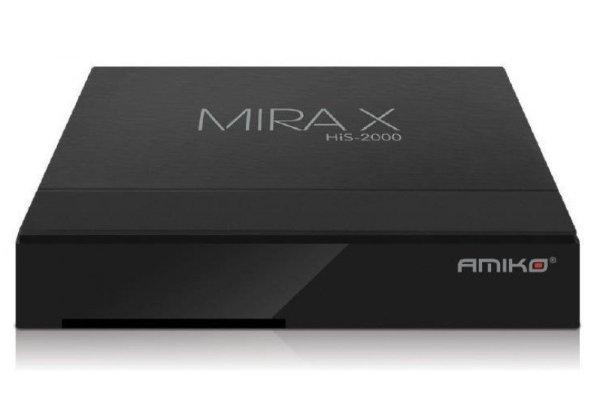Amiko MIRA X HIS-2000 DVB-S2X műholdas digitális vevő