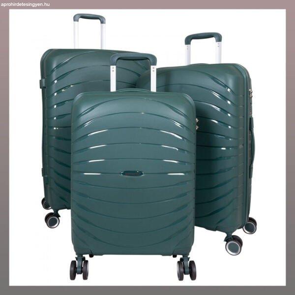 Denver Bőrönd szett 3 részes zöld 46451-GN