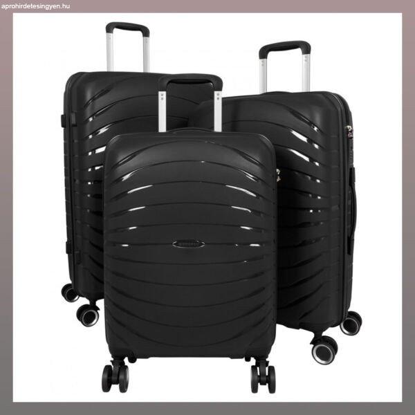 Denver Bőrönd szett 3 részes fekete 46451-BK