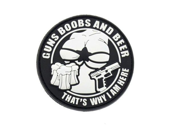 WARAGOD Tapasz 3D Guns Boobs and Beer,That's why I am here 6cm