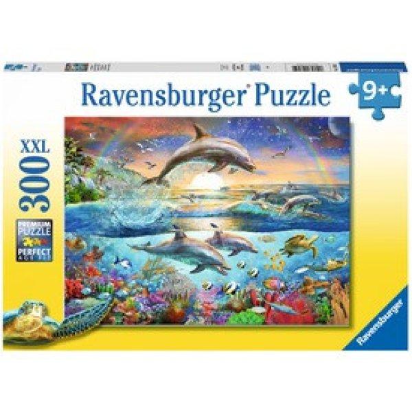 Ravensburger: Puzzle 300 db - Delfin paradicsom