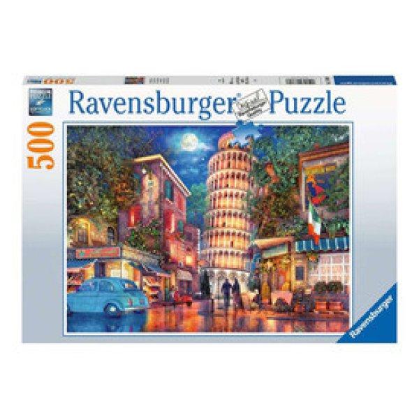Ravensburger Puzzle 500 db - Esték Pisában