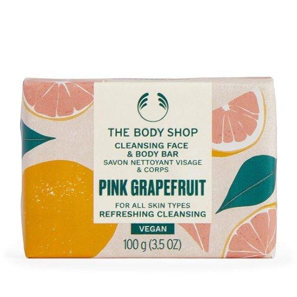 The Body Shop Szilárd szappan arcra és testre Pink Grapefruit
(Cleansing Face & Body Bar) 100 g