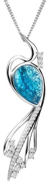 Preciosa Elegáns nyaklánc Ines Matrix kék 6109 29 (lánc,
medál)