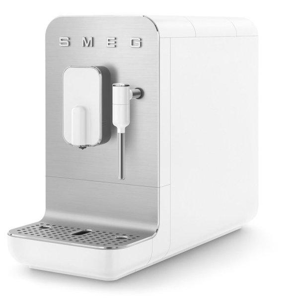 Smeg BCC12WHMEU automata kávéfőző tejhabosítóval matt fehér