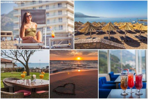 8 nap/7 éjszaka 2 fő részére félpanziós ellátással Montenegró
közkedvelt tengerpartján - Hotel Sa...