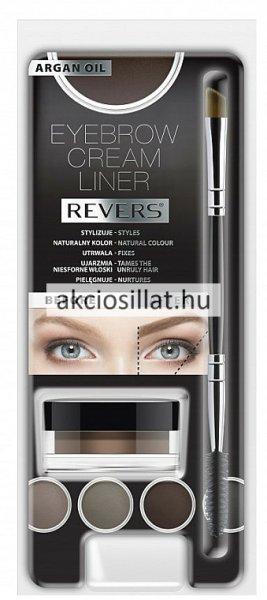 Revers Eyebrow Cream Liner Argánolajos Szemöldök Formázó Barna 8ml