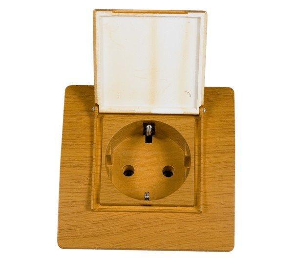 EL BASIC TZ107C GERMAN STANDARD SOCKET WITH COVER