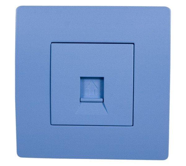 EL BASIC TZ112 COMPUTER LINE SOCKET BLUE-OLD