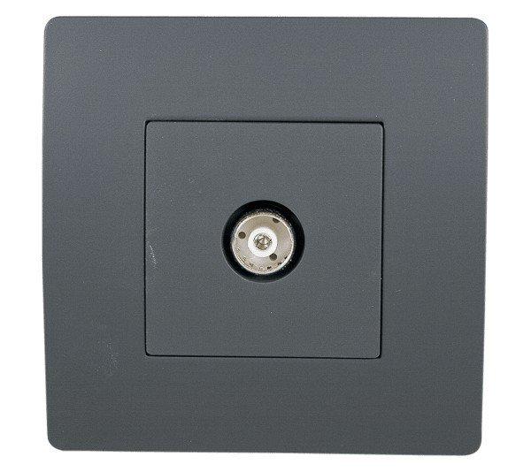 EL BASIC TZ111 TV ANTENNA SOCKET GRAPHITE-OLD