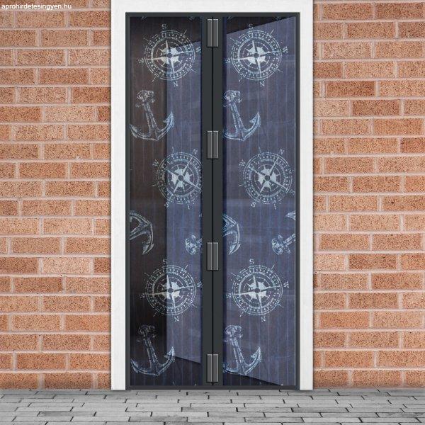 Szúnyogháló függöny ajtóra -mágneses- 100 x 210 cm - horgonyos