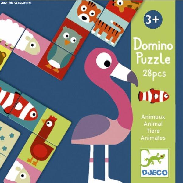 Djeco Kétfeles Domino - Animo-puzzle