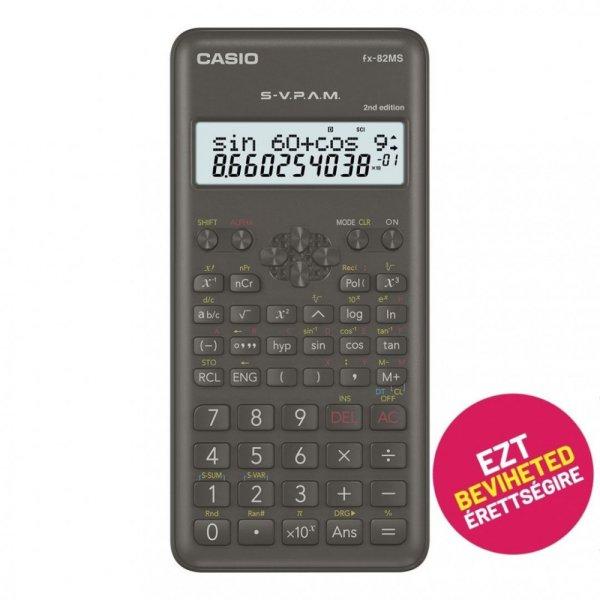 Casio FX 82MS 2E Tudományos számológép Black