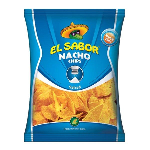 EL SABOR Nacho chips sós 225g
