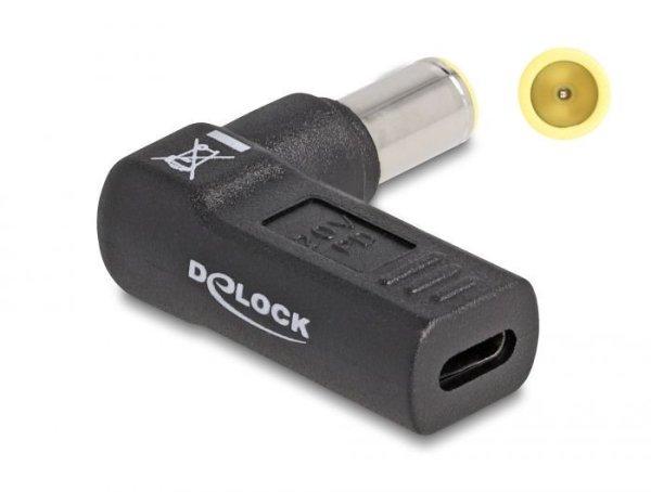 DeLock Adapter for Laptop Charging Cable USB Type-C female to IBM 7.9 x 5.5 mm
male 90° angled