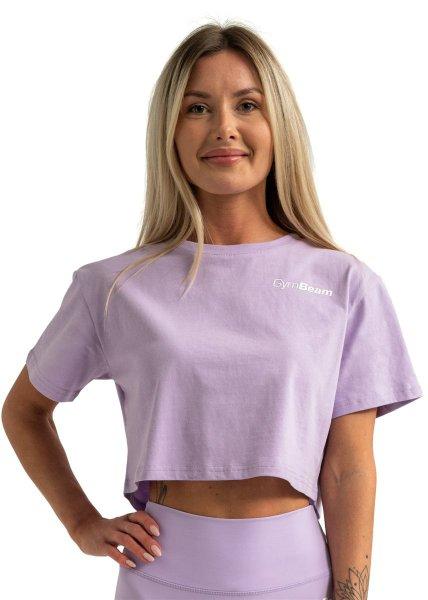 GymBeam Női póló Cropped Limitless Lavender XS