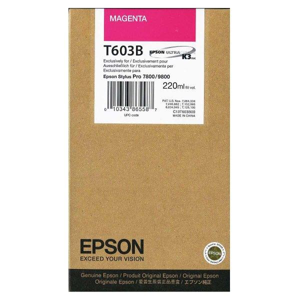 Epson T603B Eredeti Tintapatron Magenta