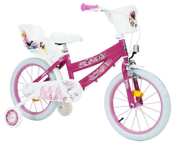 Huffy Disney Princess kerékpár - Rózsaszín/fehér (16-os méret)