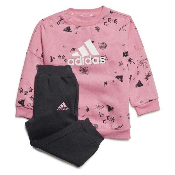 Tréningruha Adidas I Bluv Q3 Cset IA1560 Gyerekek rózsaszín 80