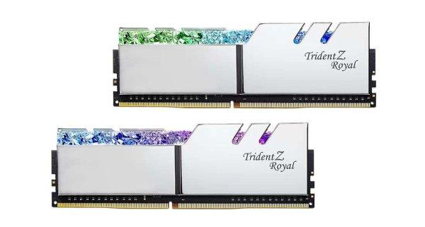 G.Skill 32GB / 3200 Trident Z Royal DDR4 RAM KIT (2x16GB)